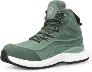 OUXX Men's Composite Toe Work Boots, ASTM F2413 Electro-Static Discharge Safety Shoes, Anti-Slip Rubber Outsole(OX2601)