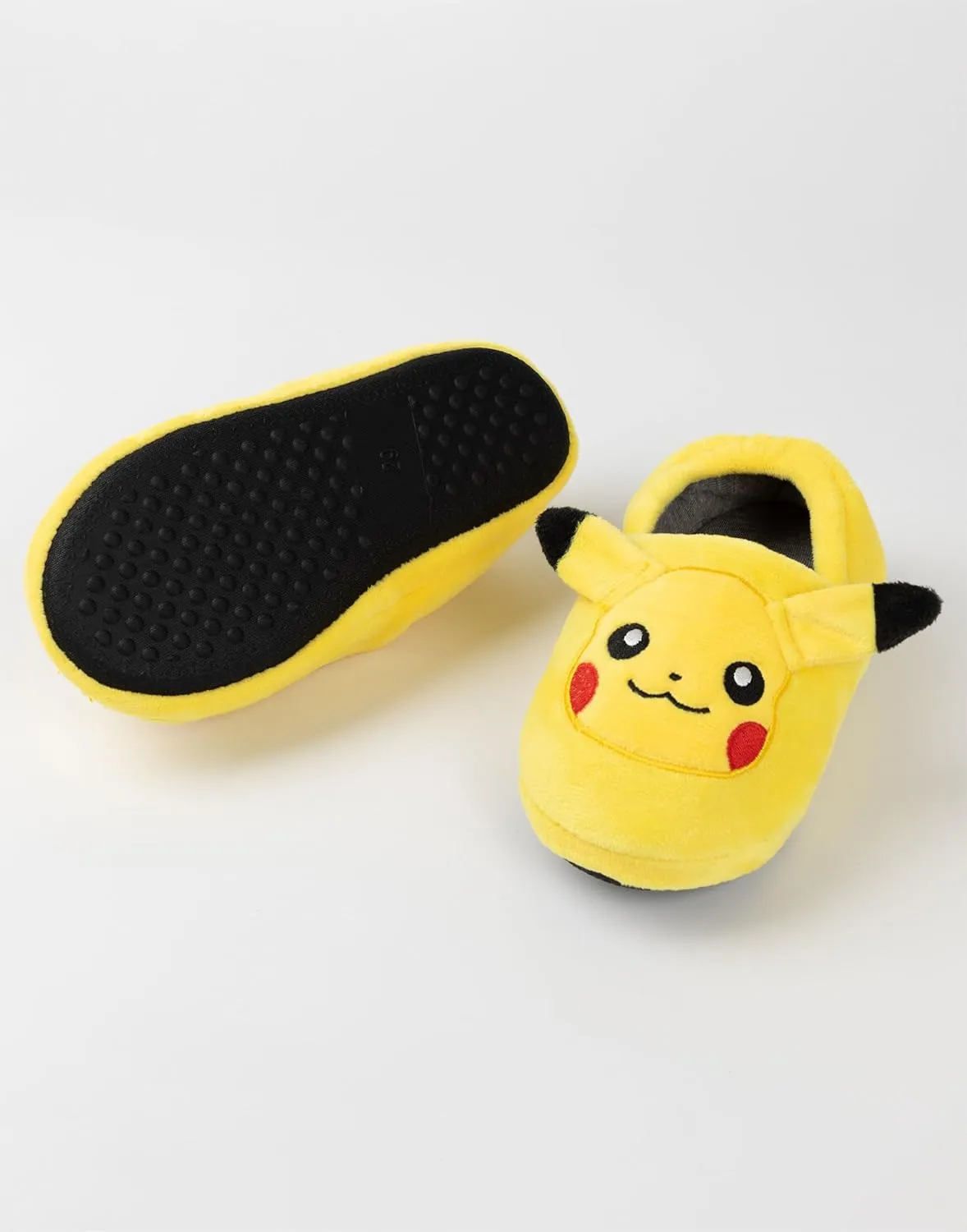 Pokemon Pok??mon Pikachu Yellow Slippers 3D Character Kids' Footwear House Shoes | Soft Loafers for Boys & Girls