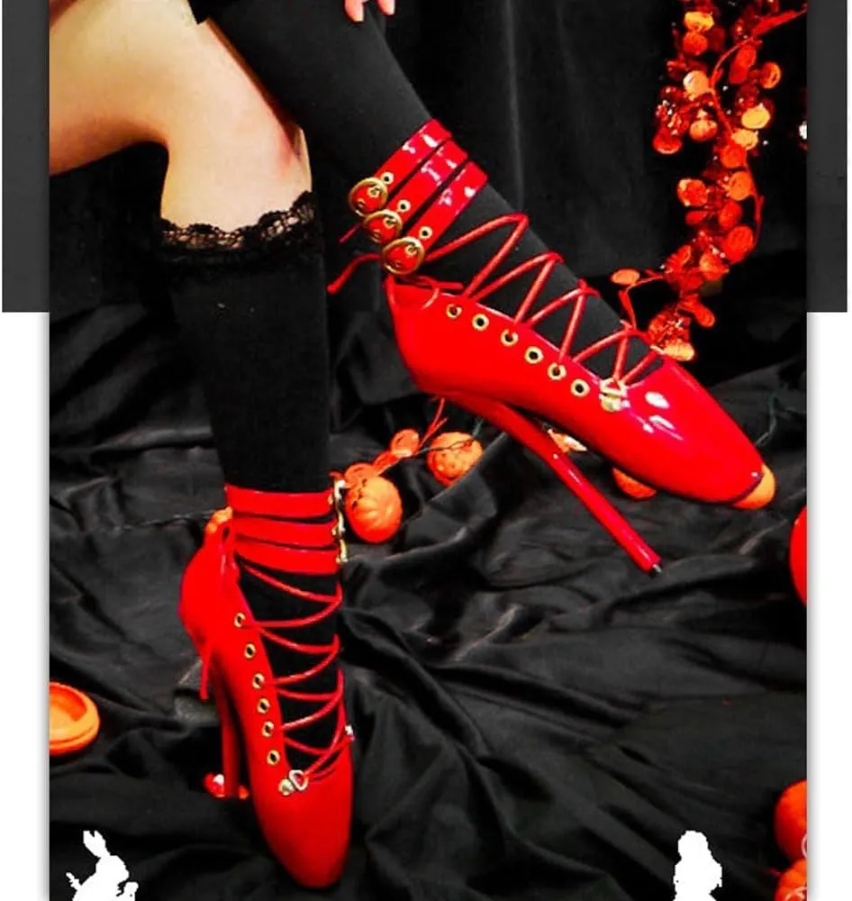 PROMI High Heels 18cm Lace-up Fashion Ballet Shoes
