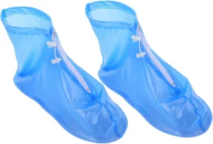 Rain Boot Covers for Shoes Lightweight Waterproof Overshoe with Zipper Ideal for Travel Hiking and Sports