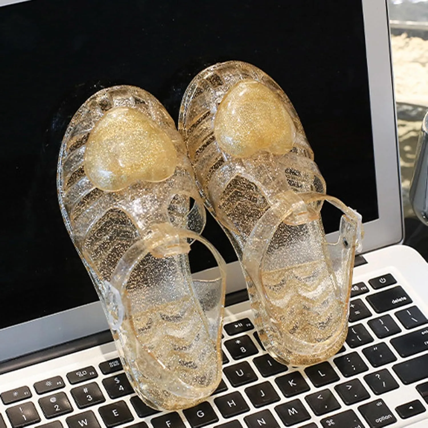 Sandals for Girls Cute Closed Toe Princess Costume Summer Dress Shoes Water Beach Flat Sandal Gladiator Footwear