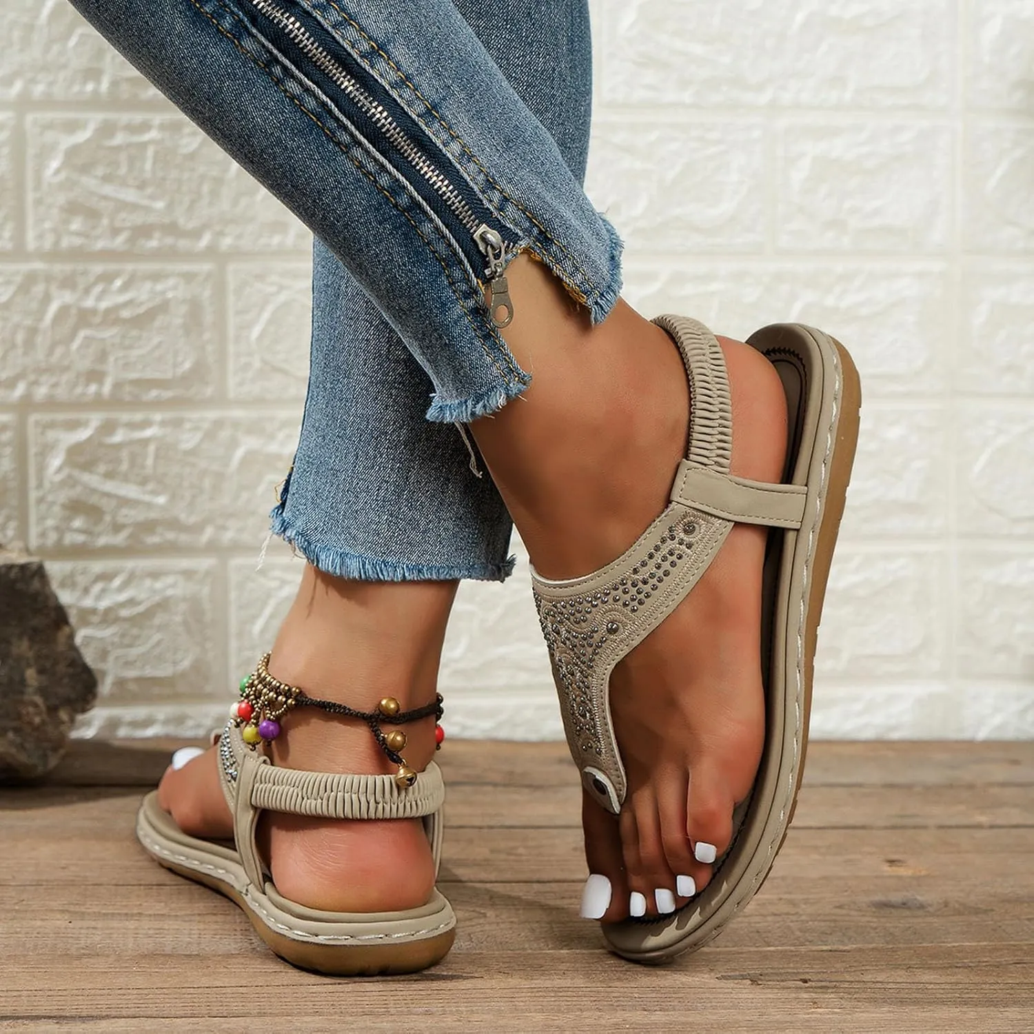 Sandals for Women 2025 Orthopedic Flip Flop Sandals Casual Sports Sandals Womens Open Toe Casual Flat Sandals