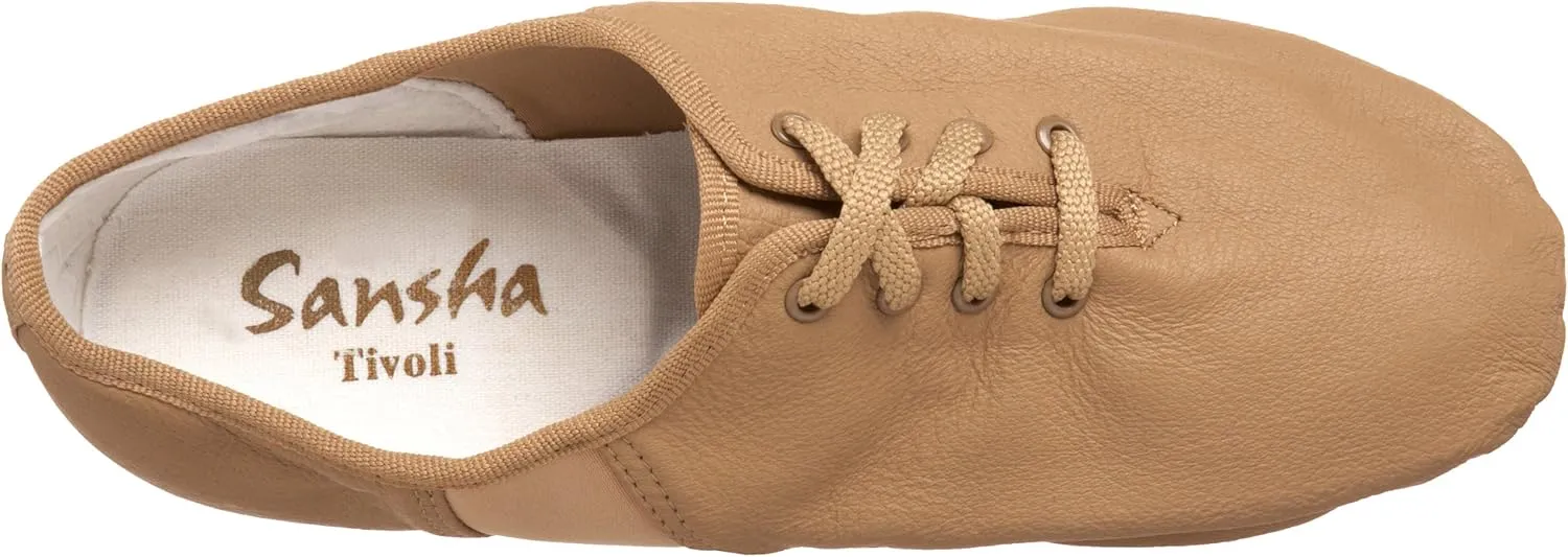 Sansha Tivoli Lace-Up Leather Jazz Shoe
