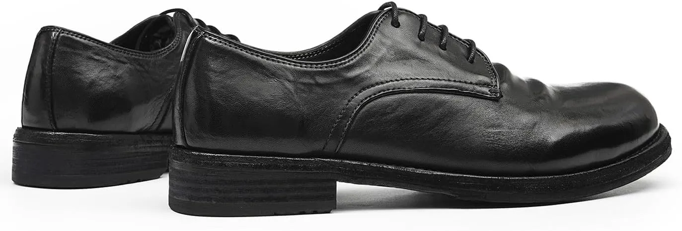 Santimon Men??s Dress Shoes Genuine Horse Leather Oxfords, Fashion Business-Casual & Formal Wedding Breathable Lining Shoes ?C Handcrafted Goodyear-Welt Luxury Derby