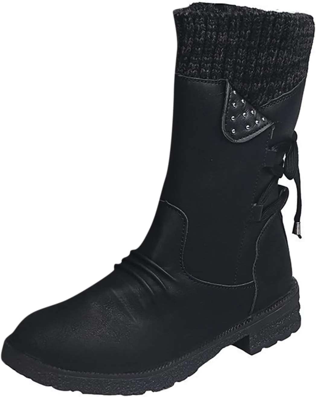 SBGMoSJ Women Snow Ankle Boots Waterproof Leather Womens Hiking Boots Waterproof Women Winter Boots Waterproof Brown Slip Resistant Waterproof Work Boots for Women Women's Tall Winter Boots