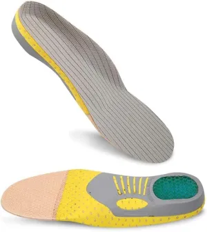 Shock Absorbing Orthopedic Insoles, Unisex Gel Insoles, Comfortable Breathable Arch Support, Discomfort Relieve Shoe Inserts,A