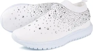 Shoes For Women Sneakers Slip On Walking Shoes Slip Resistant Travel Shoes Breathable Upper Gym Workout Fashion Sneakers