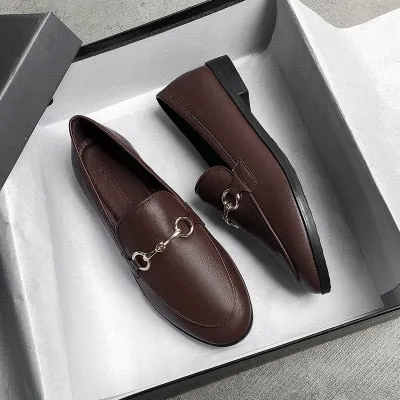 Simple Designer Spring Shoes Woman PU Leather Slip One Shoes for Women Comfortable Ladies Flats Loafers Mocassins Zapatos JJ27