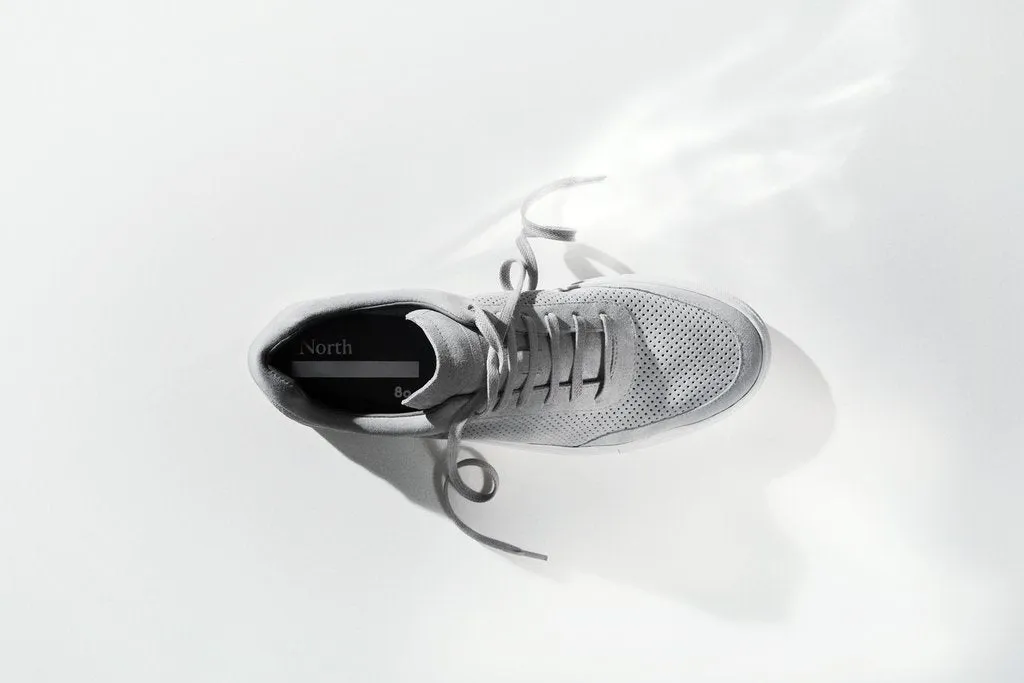 Sneakers | Breathable | Suede | Plaster Grey