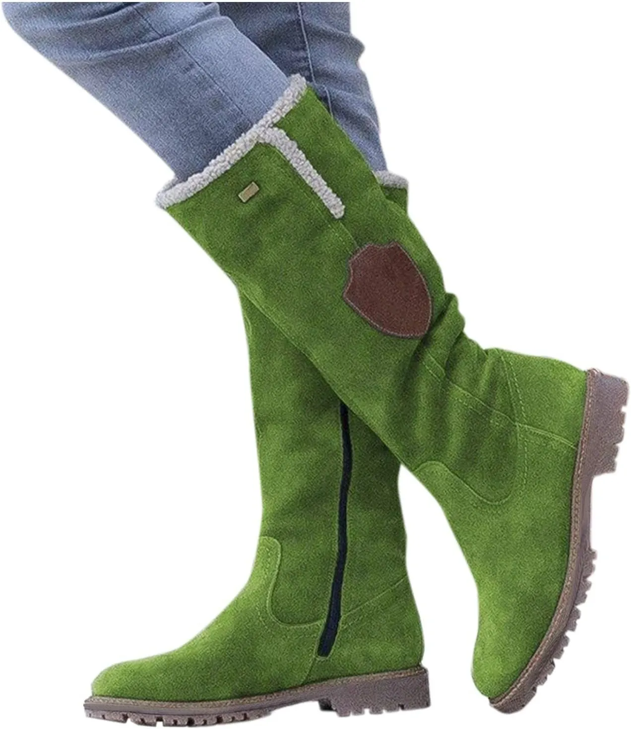 Snow Boots for Women Cute Waterproof Winter Walking Boots for Women Waterproof Winter Brown Fur Boots for Women Waterproof Womens Winter Snow Walking Shoes Botas De Frio Para Mujer Bajita