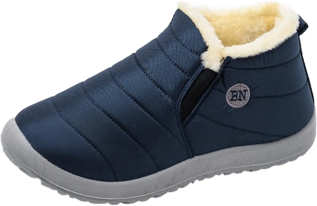 Snow Boots for Women Cute Women's Waterproof Boots Work Cute Knee High Winter Boots for Women Waterproof Women's Winter Ankle Booties Womens Winter Hiking Boots Waterproof
