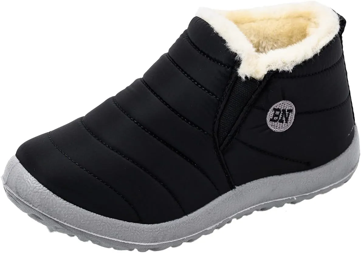 Snow Boots for Women Cute Women's Waterproof Boots Work Cute Knee High Winter Boots for Women Waterproof Women's Winter Ankle Booties Womens Winter Hiking Boots Waterproof