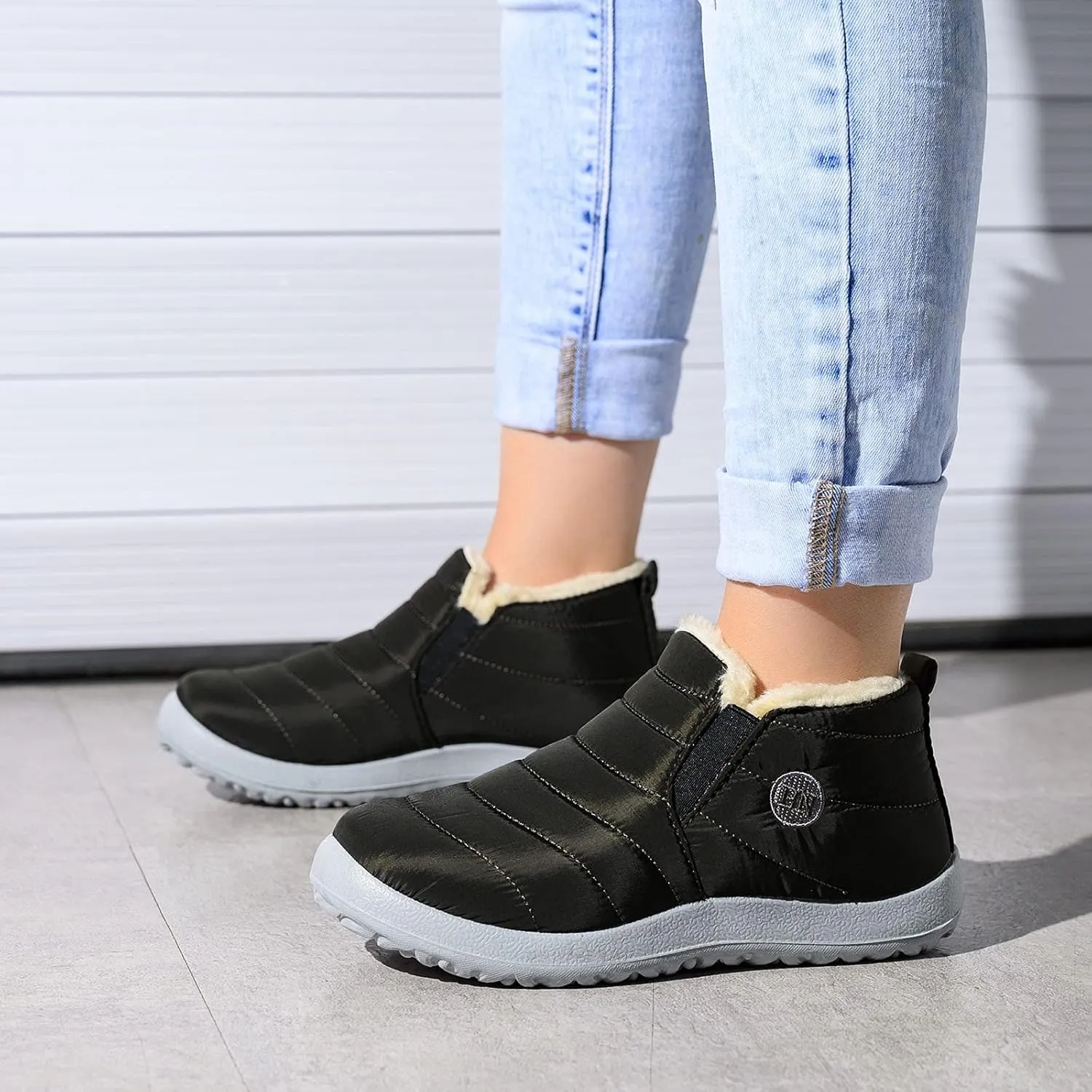 Snow Boots for Women Waterproof Non Slip Wide Waterproof Womens Snow Boots Women's Waterproof Winter Boots Tall Snow Boots for Women Cute Winter Dress Boot for Women 2023