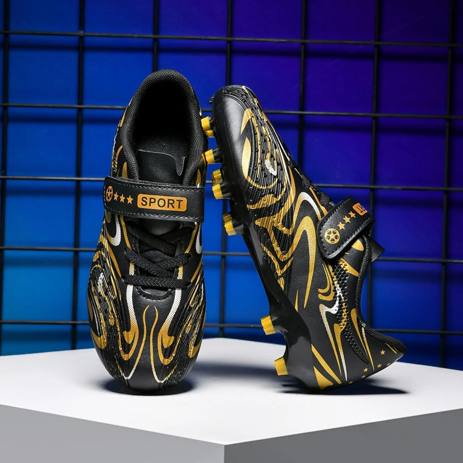 Soccer Cleats for Boys & Girls ?C Youth Lightweight Football Shoes for Kids ?C Indoor/Outdoor Athletic Training, Running, and Soccer ?C Non-Slip Comfortable Kids Cleats