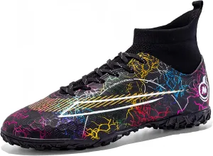 Soccer Cleats for Kids Turf Soccer Shoes Indoor Boys Girls Football Shoes Youth TF AG Artificial Ground Trainning Athletic Sneakers Outdoor