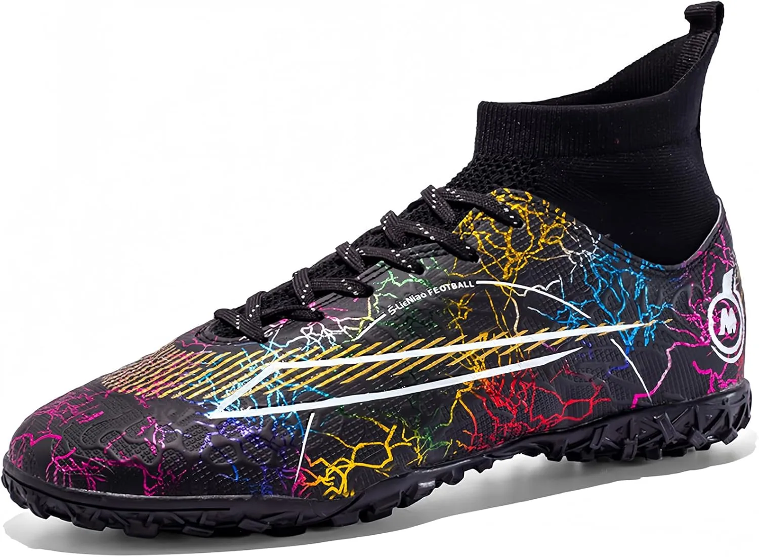 Soccer Cleats for Kids Turf Soccer Shoes Indoor Boys Girls Football Shoes Youth TF AG Artificial Ground Trainning Athletic Sneakers Outdoor