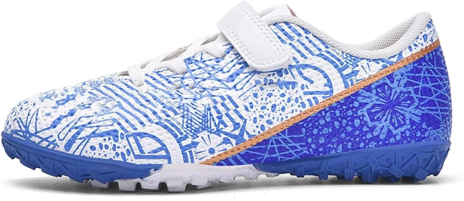 Soccer Cleats for Kids Turf Soccer Shoes Indoor Boys Girls Football Shoes Youth TF AG Artificial Ground Trainning Athletic Sneakers Outdoor