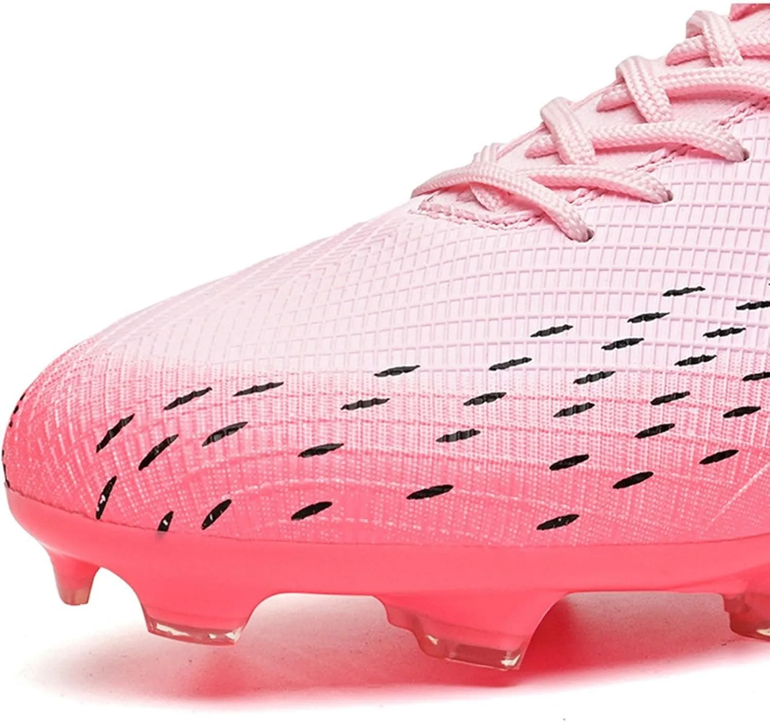 Soccer Cleats Professional Lightweight, Football Cleats Breathable High Top for Big Boys Youth Training Turf Ground