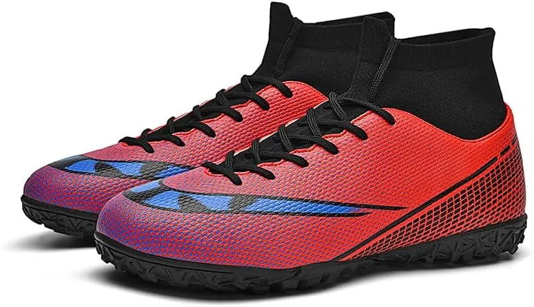 Soccer Shoes with Excellent Traction, Grip, and Comfort - Durable, Lightweight & Breathable - Unisex Soccer Cleats for Boys & Girls