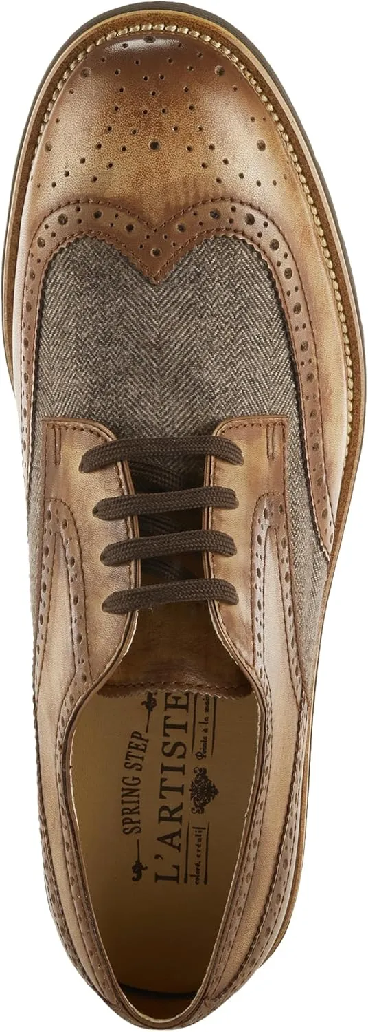 Spring Step L'Artiste Beaufort Oxford Shoes for Men - Leather Shoes with Lace-Up Closure - Mens Shoes for Casual Outdoor Walking