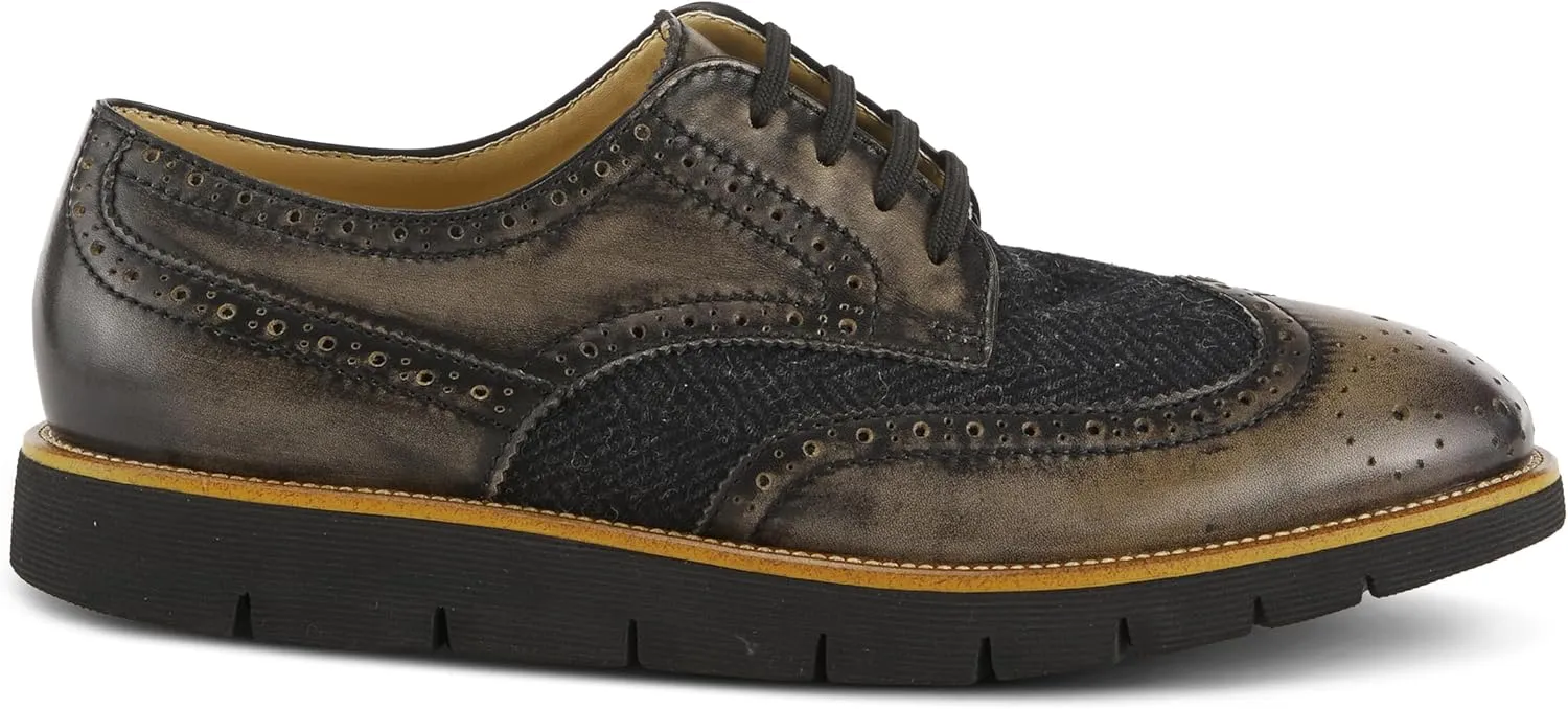 Spring Step L'Artiste Beaufort Oxford Shoes for Men - Leather Shoes with Lace-Up Closure - Mens Shoes for Casual Outdoor Walking
