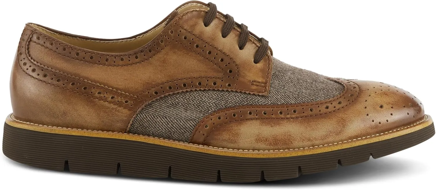 Spring Step L'Artiste Beaufort Oxford Shoes for Men - Leather Shoes with Lace-Up Closure - Mens Shoes for Casual Outdoor Walking