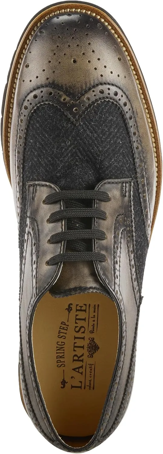Spring Step L'Artiste Beaufort Oxford Shoes for Men - Leather Shoes with Lace-Up Closure - Mens Shoes for Casual Outdoor Walking