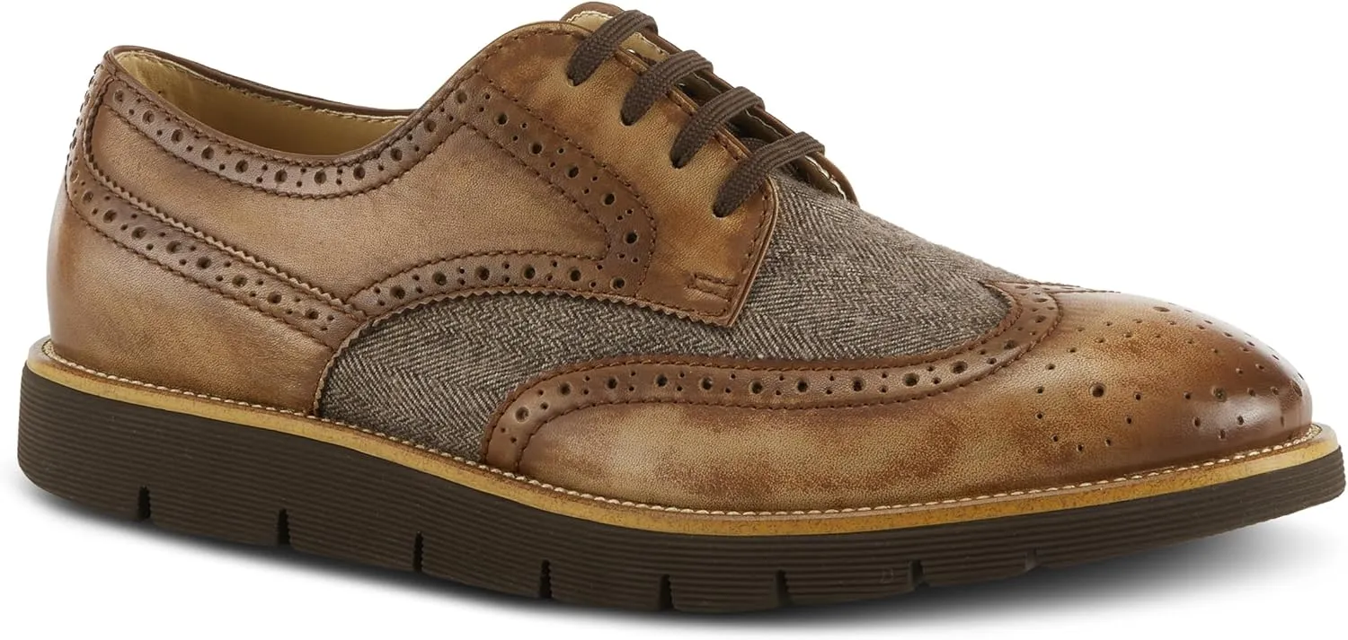 Spring Step L'Artiste Beaufort Oxford Shoes for Men - Leather Shoes with Lace-Up Closure - Mens Shoes for Casual Outdoor Walking