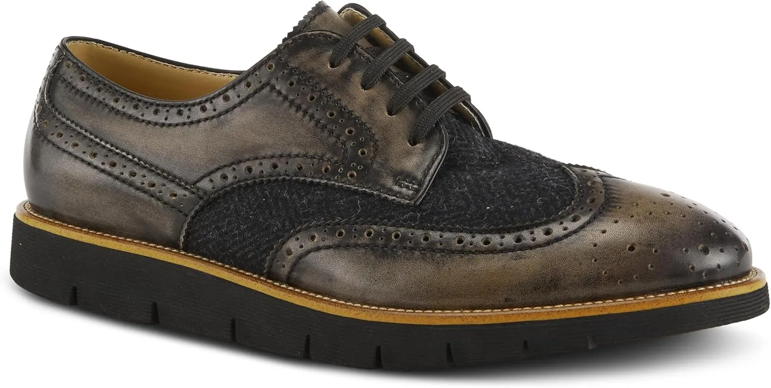 Spring Step L'Artiste Beaufort Oxford Shoes for Men - Leather Shoes with Lace-Up Closure - Mens Shoes for Casual Outdoor Walking