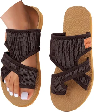 Summer Comfort Sandals for Women 2025 Extra Wide Mesh Hollow Mesh Breathable Orthopedic Sandals Stylish Lightweight Beach Walking Shoes