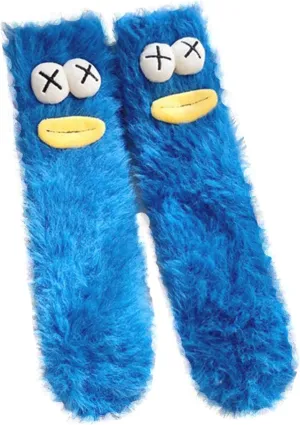 TFTSR Crazy Funny Fuzzy Silly Socks for Kids Women,Girls Fluffy Slipper Novelty Fun Socks,Boy Men Cute Cozy Soft Animal Socks