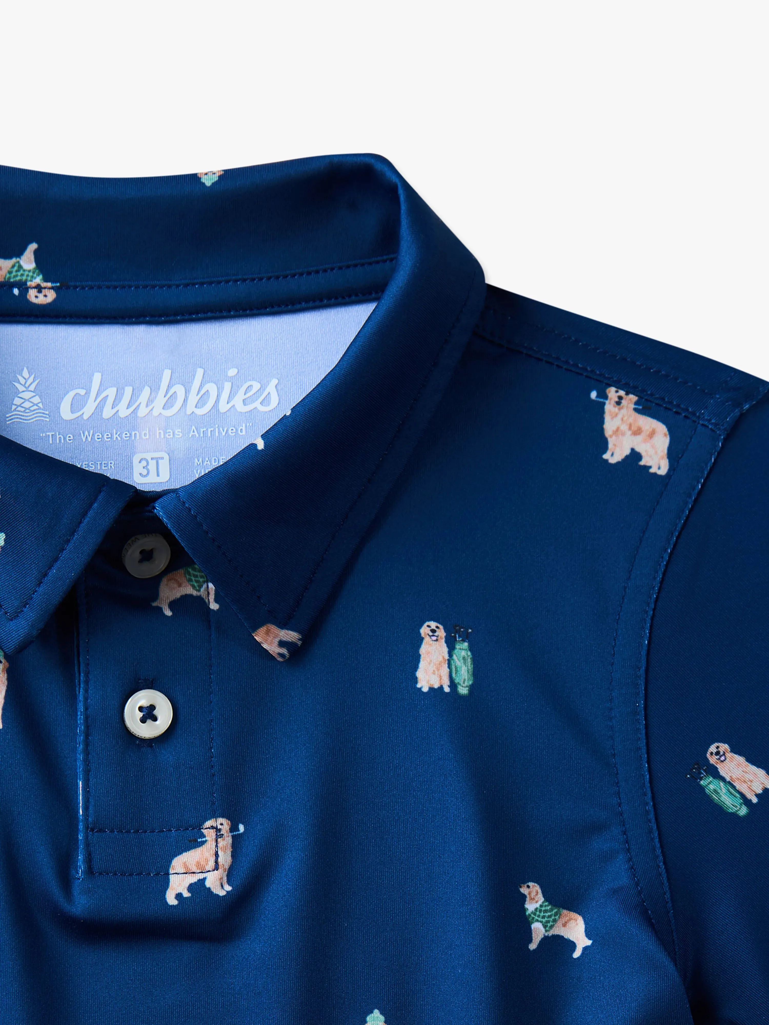The Lil Barkin' Up the Wrong Tree (Toddler Performance Polo)