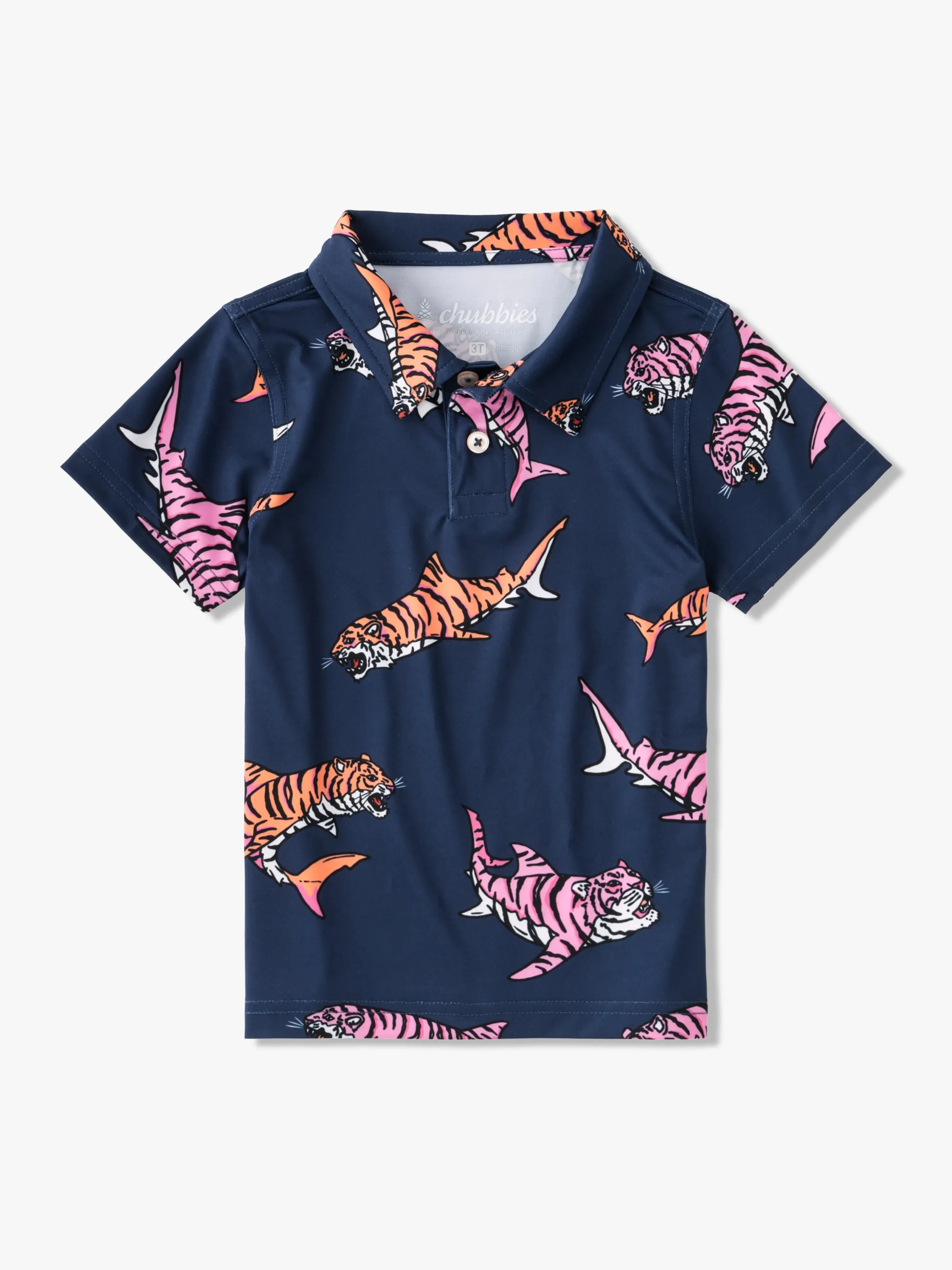 The Lil King of the Sea (Toddler Performance Polo)
