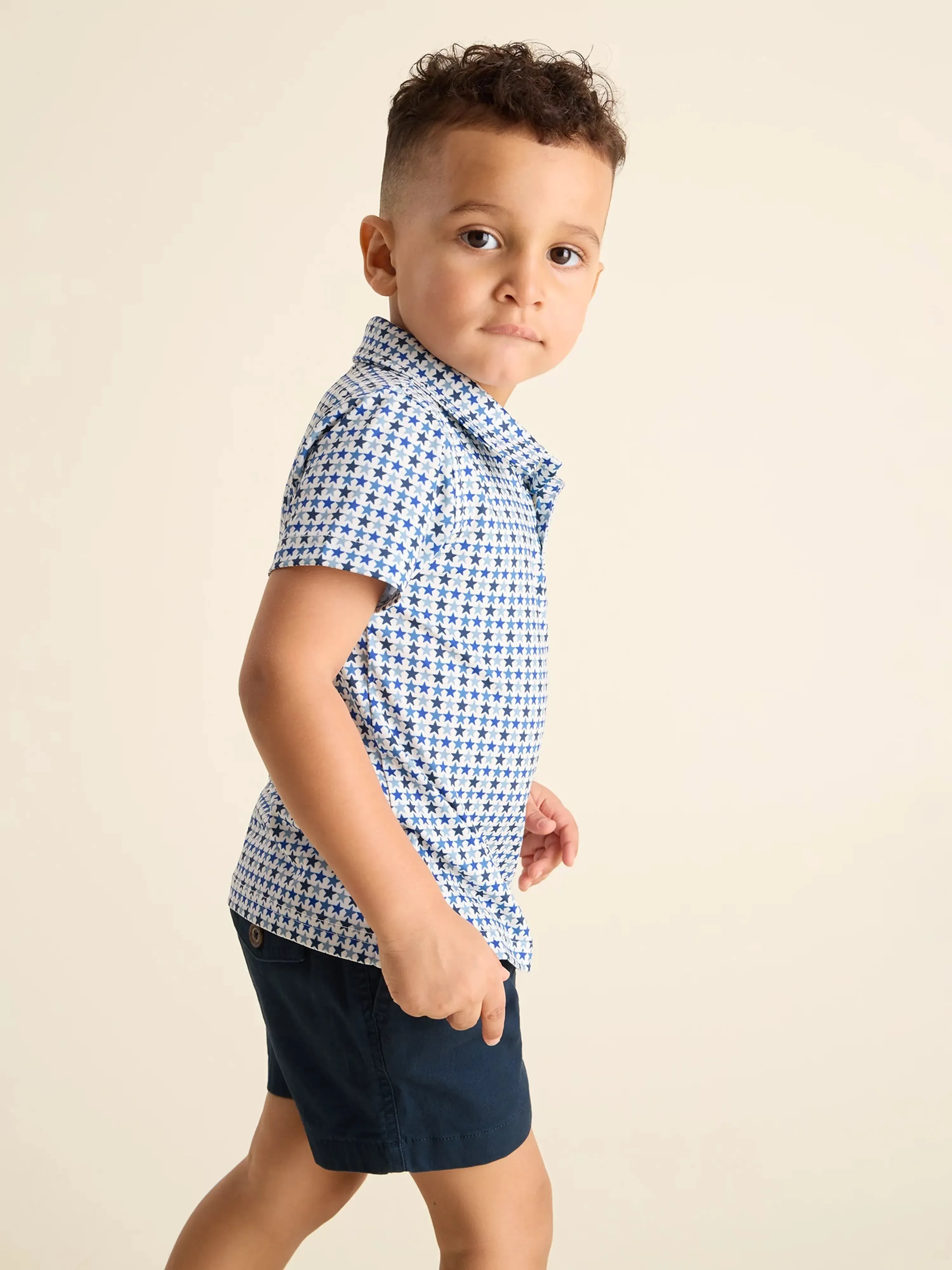 The Lil Star Boy (Toddler Performance Polo)