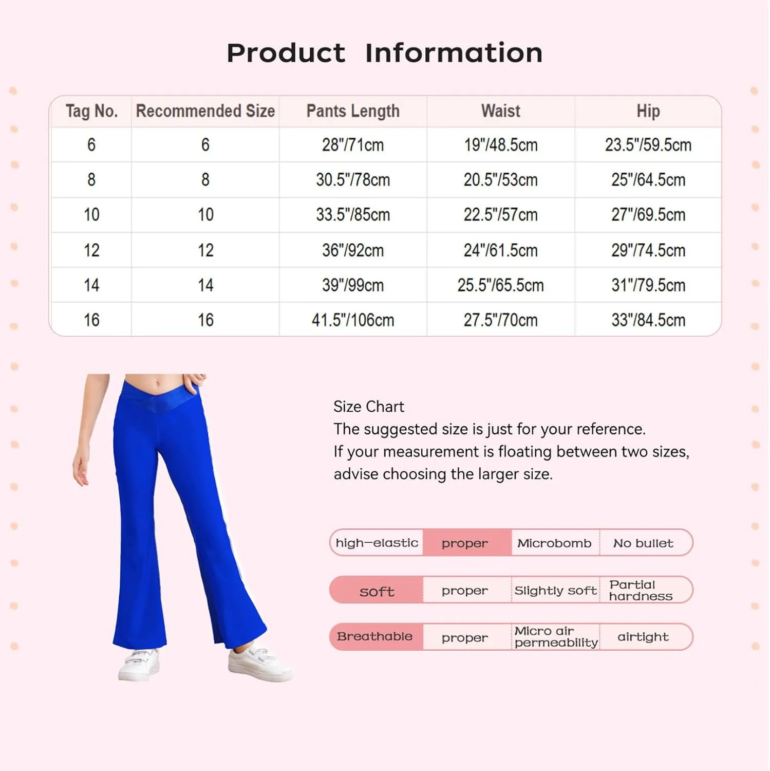 TiaoBug Kids Girls Flare Leggings Bootcut Yoga Pants Modern Ballet Jazz Latin Hip Hop Dance Bell Bottoms Trousers