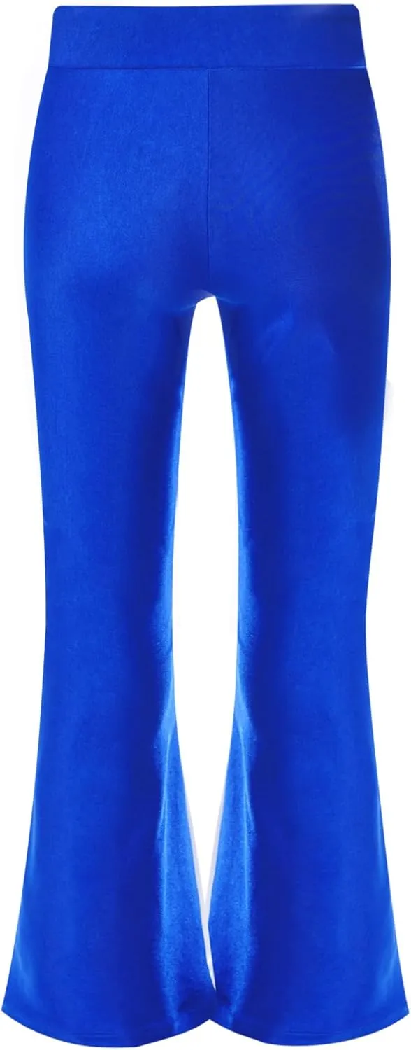 TiaoBug Kids Girls Flare Leggings Bootcut Yoga Pants Modern Ballet Jazz Latin Hip Hop Dance Bell Bottoms Trousers