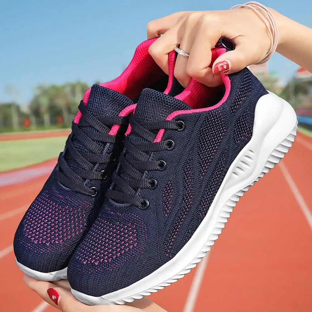 TINRYMX Modern Dance Shoes Women Lace up Walking Shoes Ballroom Jazz Hip hop Practice Dance Sneaker Shoes,Model-LYX2126
