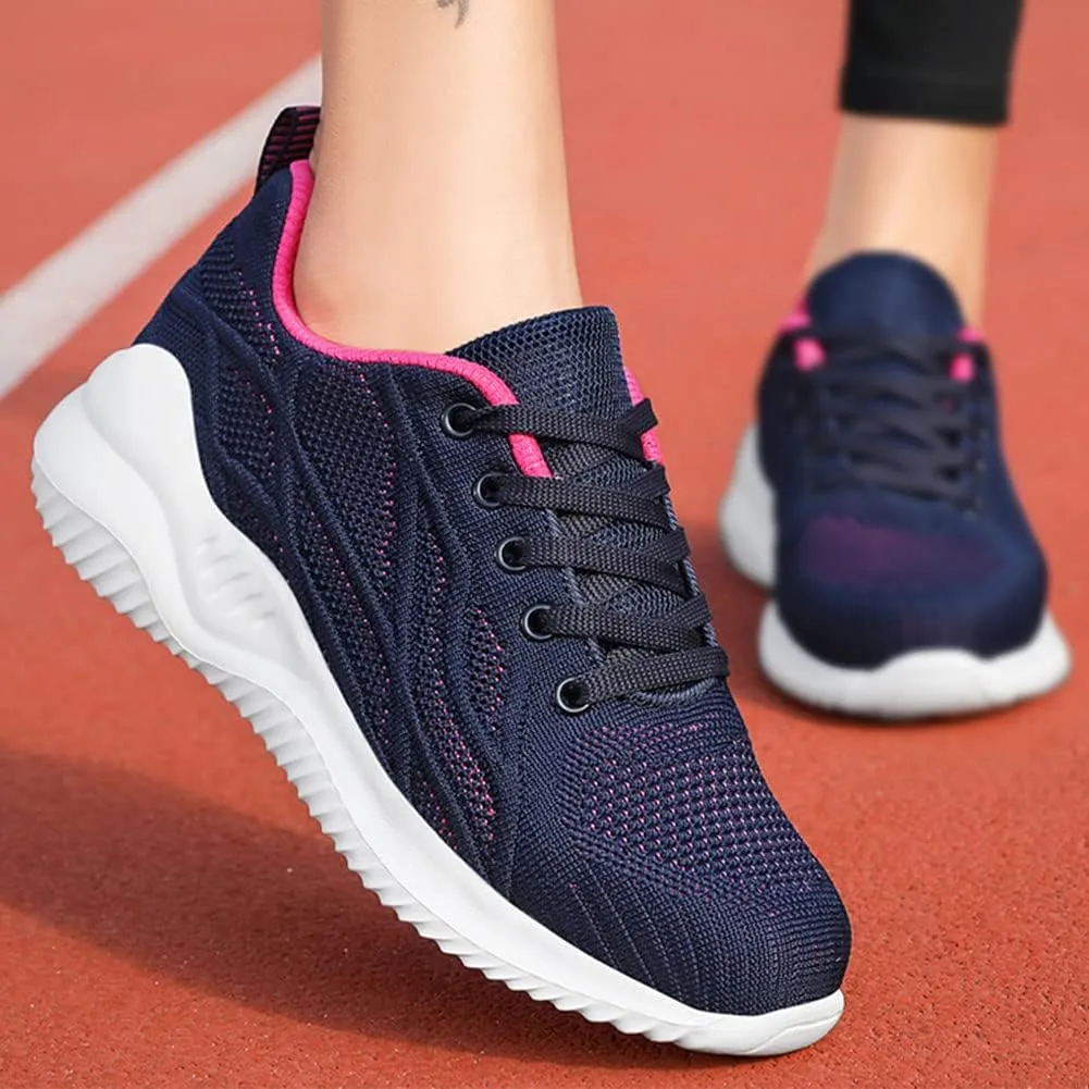 TINRYMX Modern Dance Shoes Women Lace up Walking Shoes Ballroom Jazz Hip hop Practice Dance Sneaker Shoes,Model-LYX2126