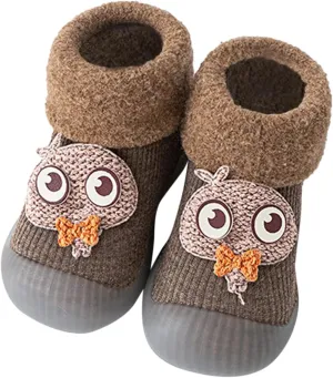 Toddler 10 Tennis Shoes Girls Solid Girls Socks Stocking Warm Baby Boys Soft Toddler Canvas Slip on Shoes Boys