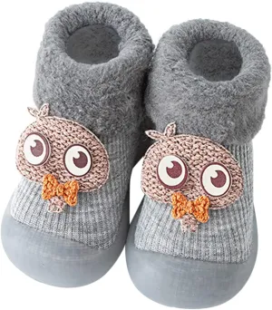 Toddler 10 Tennis Shoes Girls Solid Girls Socks Stocking Warm Baby Boys Soft Toddler Canvas Slip on Shoes Boys