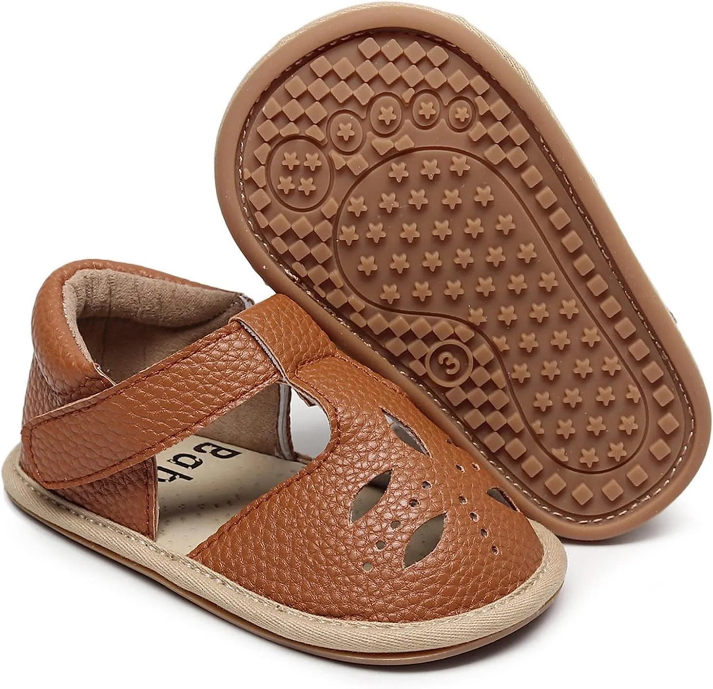 Toddler Baby Closed Toe Sandals Basic Lightweight Walking Shoes Outdoor Sneakers for Shoes for Kids Boys Girls