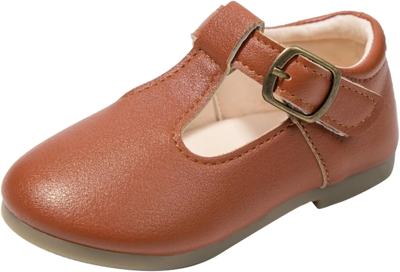 Toddler Girl Mary Jane Dress Shoes School Oxford Flats for Girl Wedding Party Shoes T-Strap Toddler Dress Shoes Girls