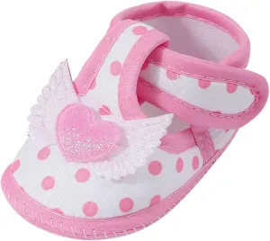 Toddler Girls Bow Canvas Flower Sandals Ankle Closed Toe Glitter Flat Wide Shoes Kids Summer Casual Princess Elegant