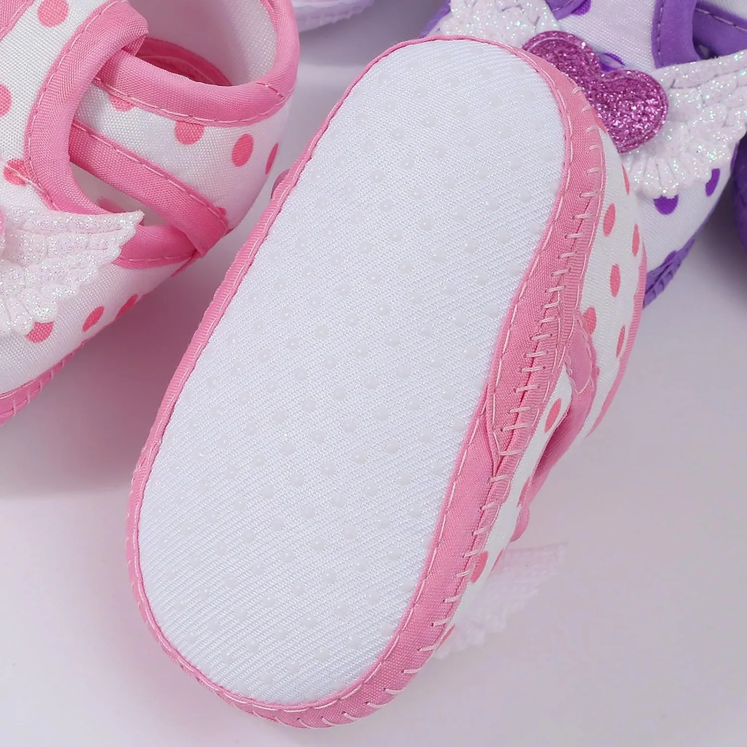 Toddler Girls Bow Canvas Flower Sandals Ankle Closed Toe Glitter Flat Wide Shoes Kids Summer Casual Princess Elegant