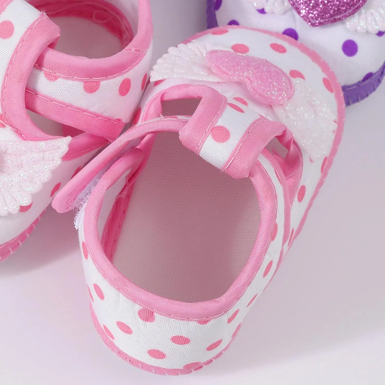Toddler Girls Bow Canvas Flower Sandals Ankle Closed Toe Glitter Flat Wide Shoes Kids Summer Casual Princess Elegant