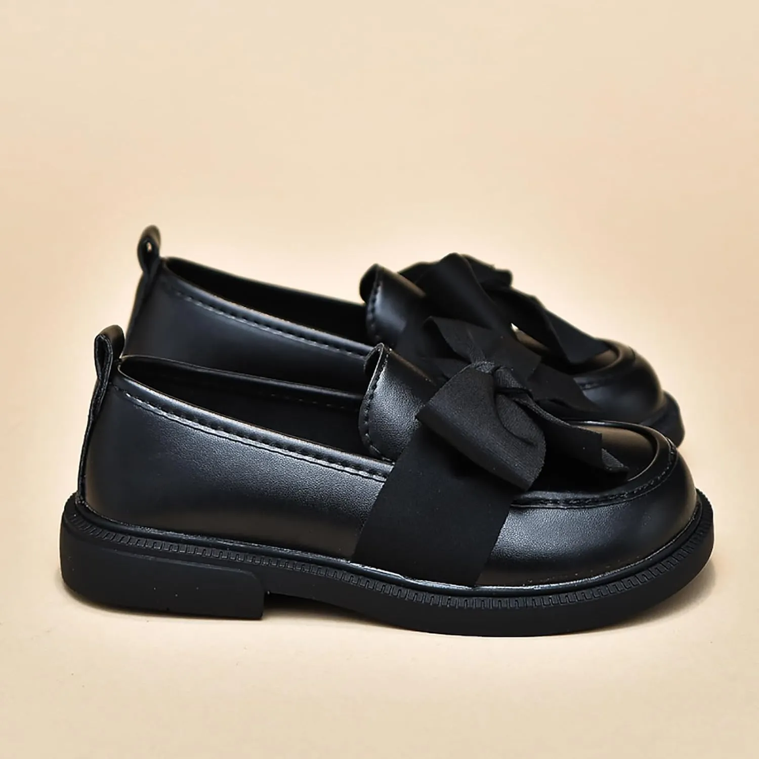 Toddler Girl??s Dress Shoes Comfort Bowtie Princess Oxford Style School Uniform Shoes Loafer Flats