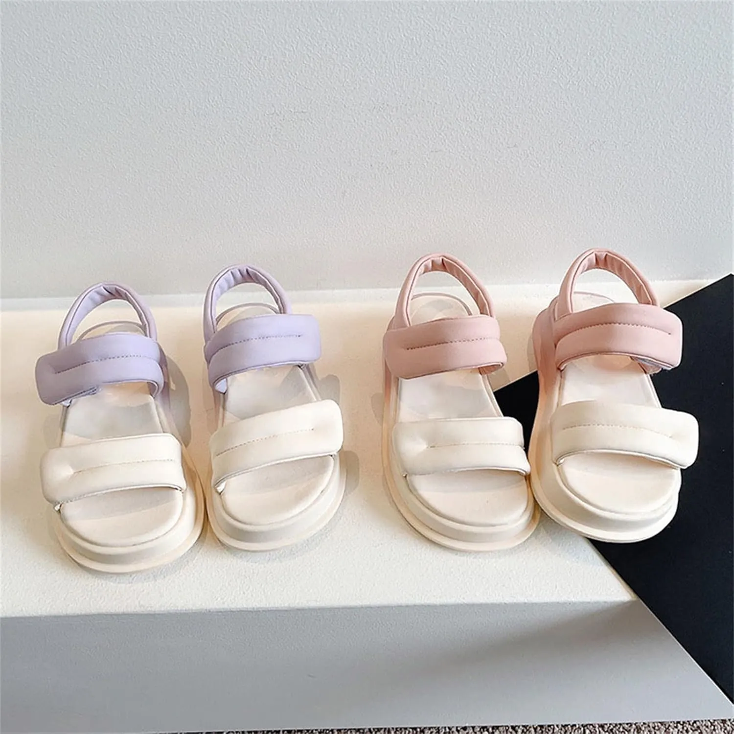 Toddler Girls Eva Sandals Open Toe Thick Rubber Soft Sole Beach Water Shoes Summer Open Toe Slippers for Kids Girls