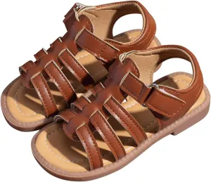 Toddler Girls Open Toe Beach Sandals Hollow Breathable Comfortable Holiday Casual Girls Slippers Kids Summer Sandals