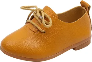 Toddler Little Girls Boys British Style Lace-Up Saddle Shoes Casual ??xfords Baptism School Girls Warm Boots Size 6