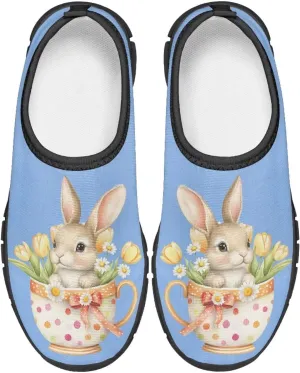 TODIYADDU Girls Easter Shoes Kids Lightweight Mesh Sneakers Casual Athletic Sneaker
